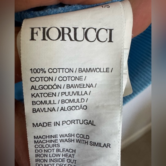 Fiorucci ANGELS SWEATSHIRT blue oversized S - Picture 9 of 12